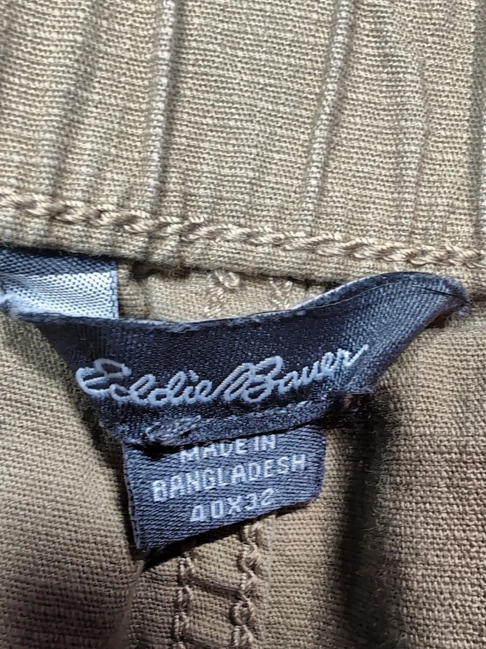Men's Eddie Bauer Tan Chino Pants - Classic Straight Fit